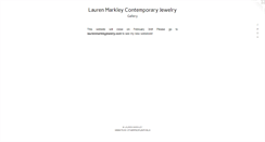 Desktop Screenshot of laurenmarkley.com