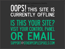 Tablet Screenshot of laurenmarkley.com